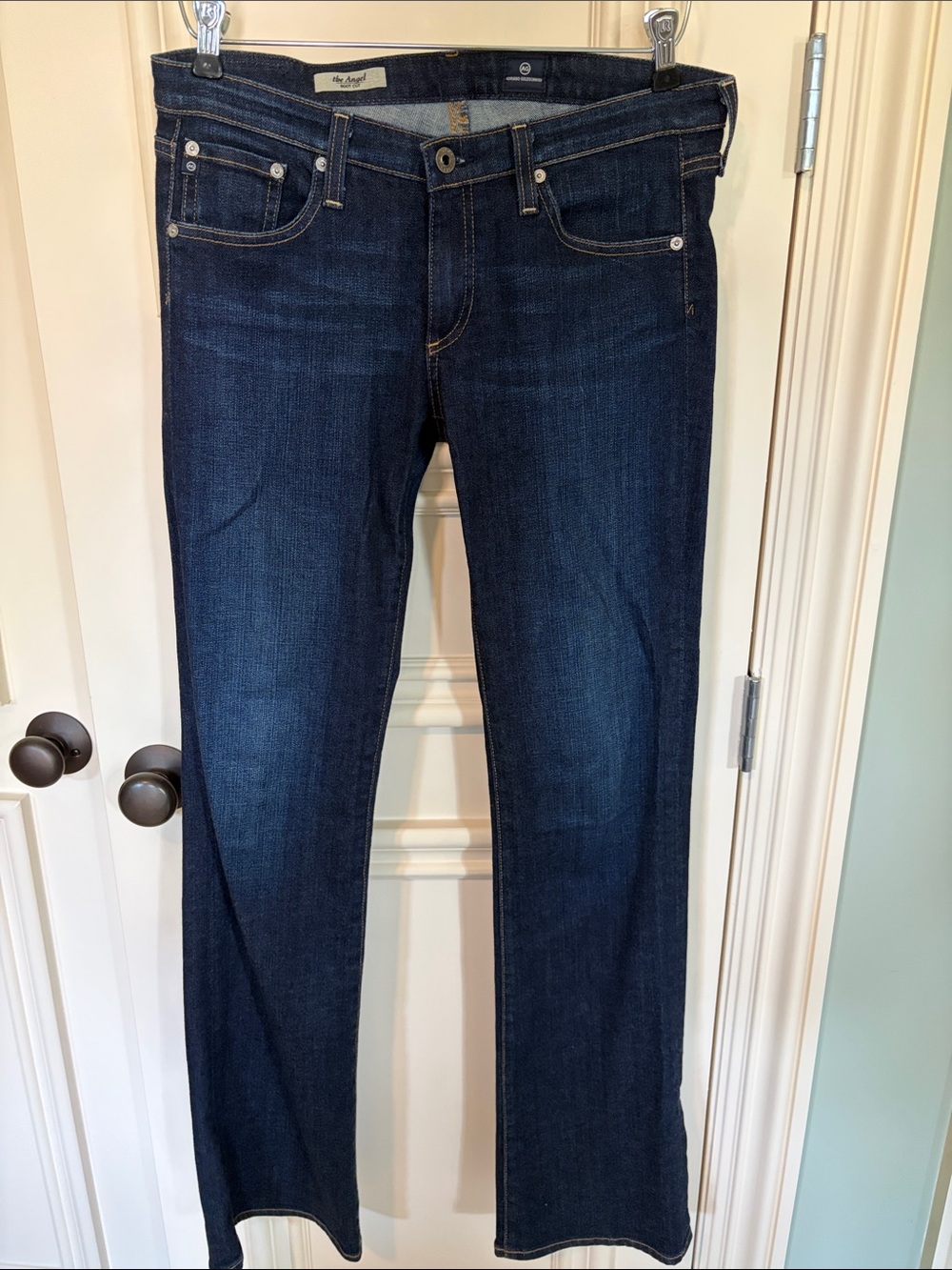 AG Dark Blue Men’s Straight Jeans -